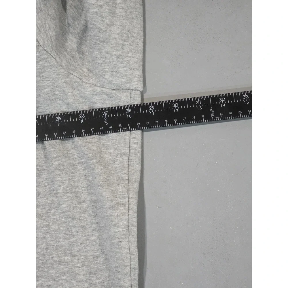 Nike Air Full Zip Hoodie Gray Black Spell Out XXL Authentic Sportswear‎